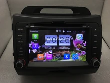 Para Kia Sportage r 2010-2013 android 6.0 quad core 1024*600 Reproductor de DVD de 16 gb cámara mapa 3g/wifi radio del gps del envío libre
