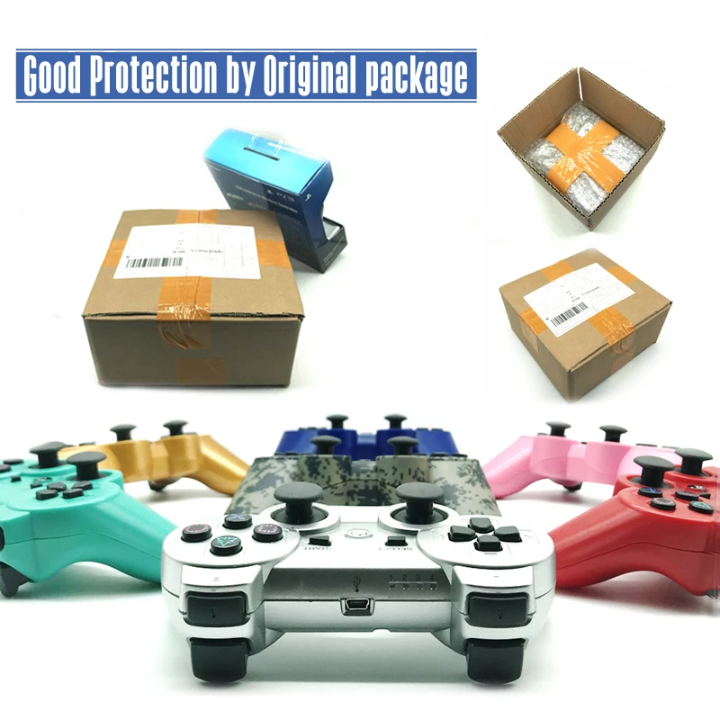 

2.4G Wireless Bluetooth Game Controller For sony playstation 3 PS3 Controle Joystick Gamepad Controller With Box Package Gifts