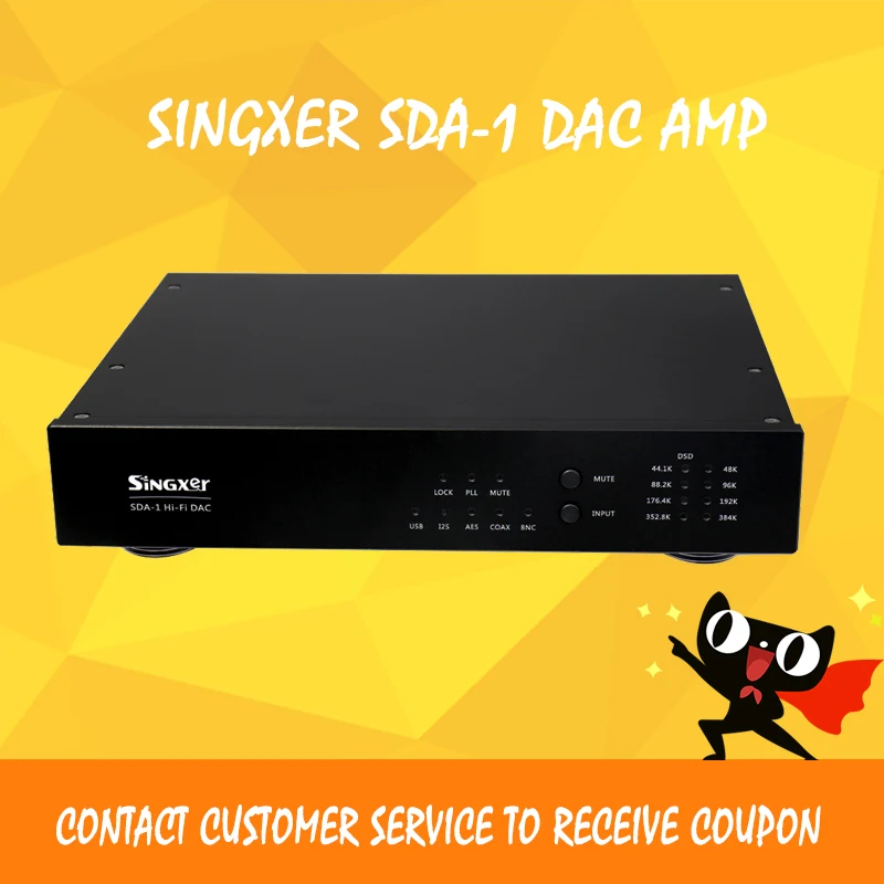

Singxer SDA-1 audio amplifier usb dac dsd player ak4118 xmos decoder usb audio amplifiers hifi digital amplificador audio