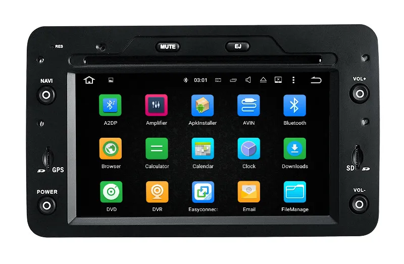 Flash Deal Android 7.1 Car DVD Player GPS Navigation for Alfa Romeo Spider Brera 159 Sportwagon with Bluetooth Radio USB AUX Stereo 1