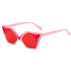 Винтажные Солнцезащитные очки «кошачий глаз» с пентаграммой, модные мужские и женские нестандартные солнцезащитные очки в стиле ретро