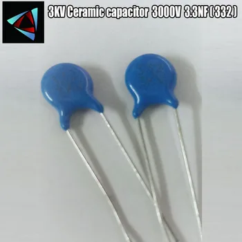 

40pcs 3KV 332K 3KV/332 Ceramic capacitor 3000V 3.3NF ( 332 )