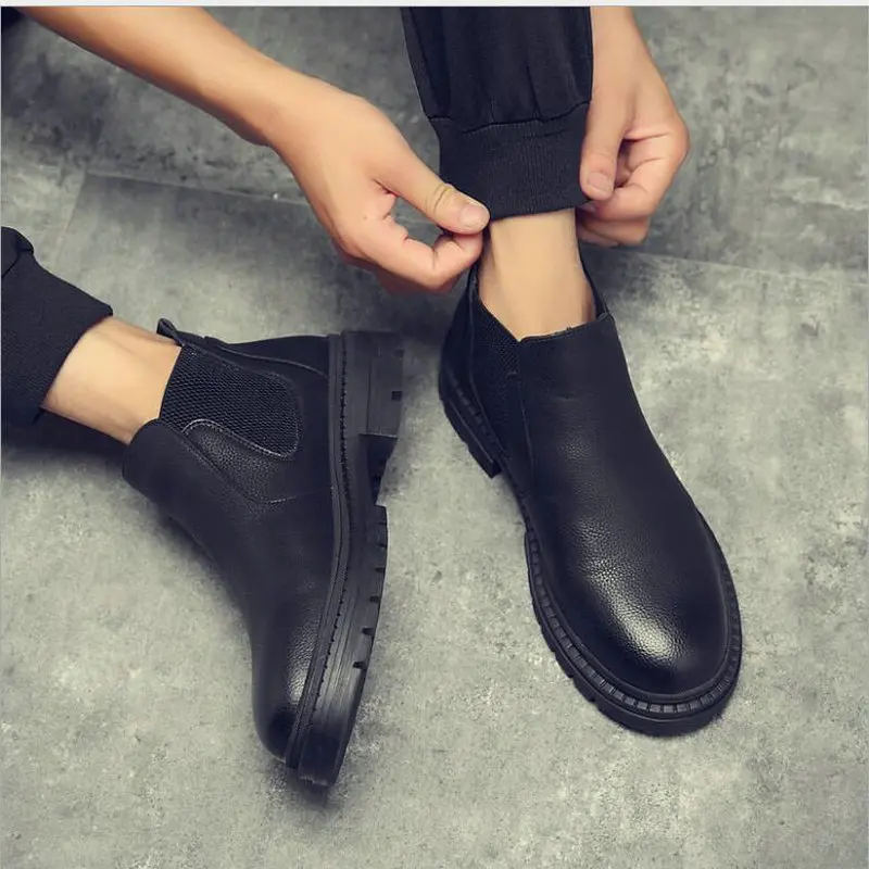 2019 Male Oxfords Military Army shoes Outdoor Boots Men Casual Shoes Work Adult Walking Rubber Foot