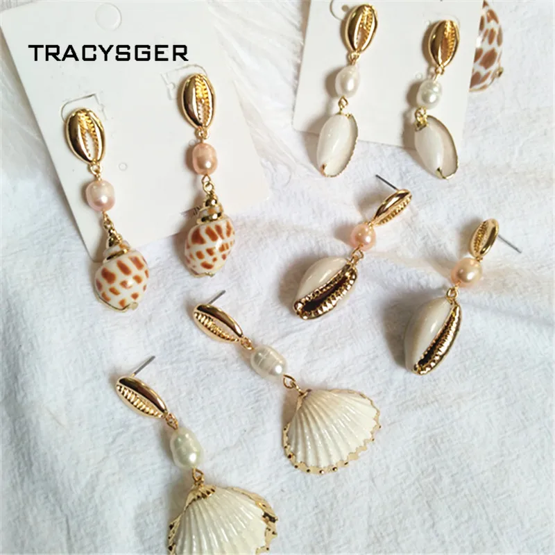 

DX-84592 /TRACYSGER/2019 hot sale shell earrings