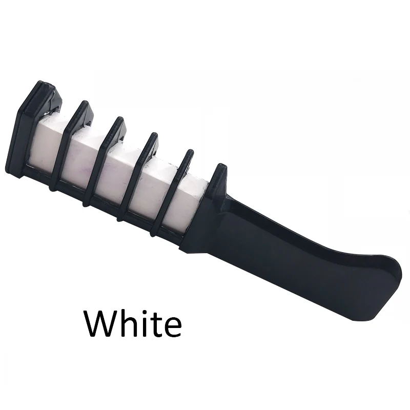 1 white comb Унисекс Красота Женщины Цвет Волос Стайлинг краска для волос Цвет Мел временный нетоксичный DIY крем для волос Праздничная Краска Ручка мелки для волос - Цвет: 1 white comb