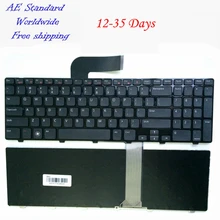 US клавиатура для ноутбука DELL Inspiron N5110 15R Ins15RD-2528 2728 2428 черный английский