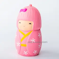Япония Мягкая кукла Pakket для сжимания медленно распрямляющаяся эластичная Kawaii Decompress мягкое устройство для маленьких телефонов детские
