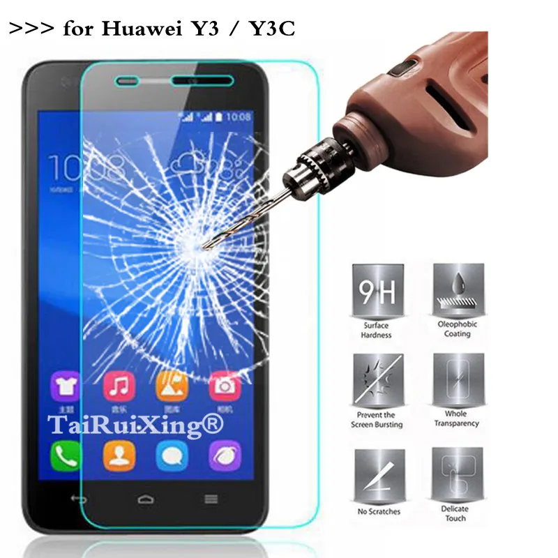 Для Huawei Ascend Y360 Y3 Y3C Y336 U02 0 26 мм 9H 2.5D Закаленное стекло Защита для экрана U02|Бамперы| |