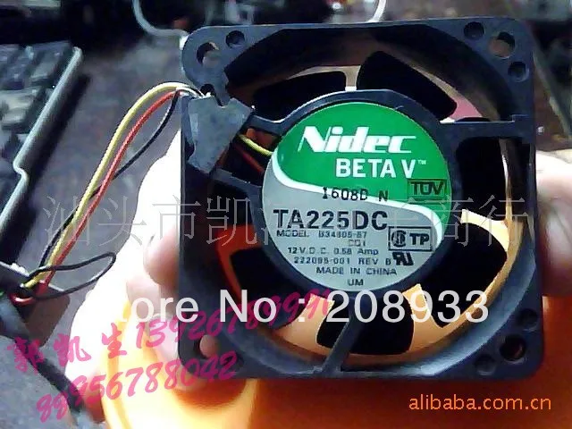 Для Nikon B34605-57CQ1 12V 0.58A 6025 6 см вентилятор с двойным шариком + охлаждающий | Компьютеры