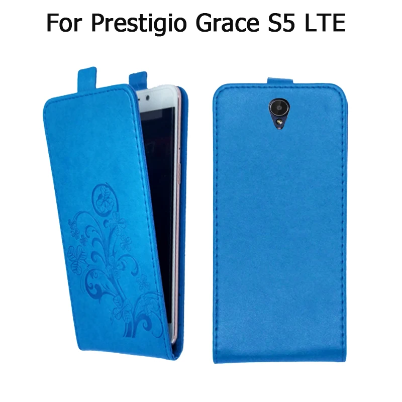 

Prestigio Grace S5 LTE PSP5551DUO Case Luxury PU Leather Case for Prestigio Grace S5 LTE Cover Embossing Protective Phone bag