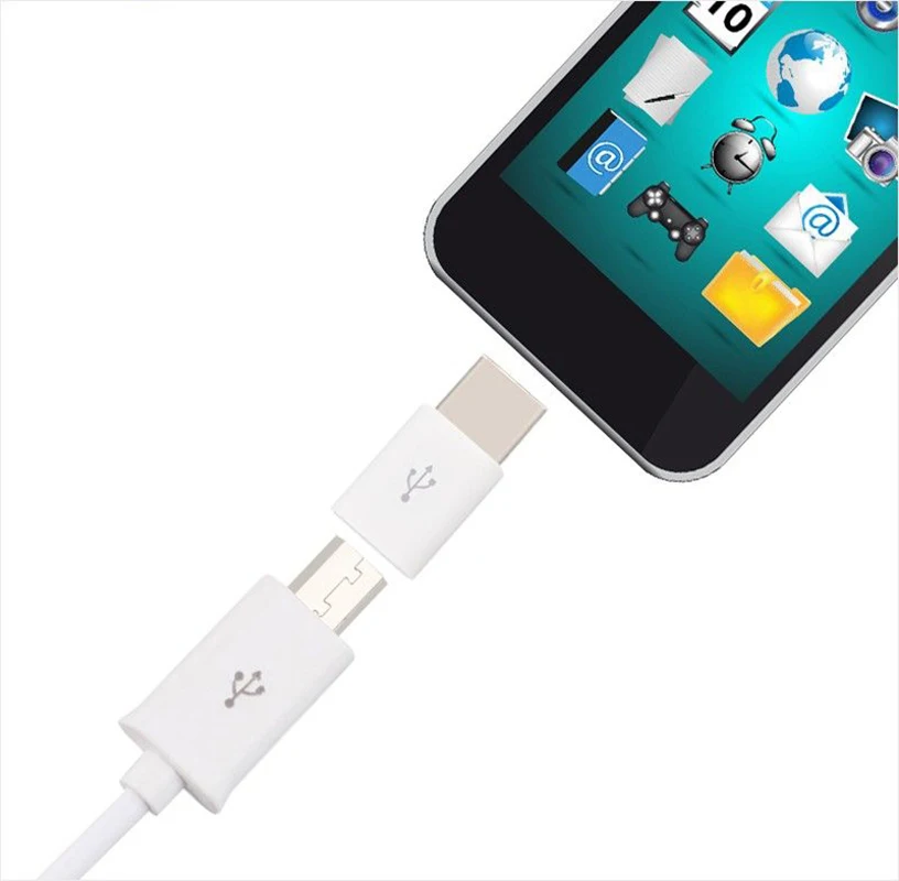 Micro USB гнездовой к 8Pin/typeC разъем usb адаптер для iPhone7 6 5 HUAWEI 5pin 8Pin typeC 2000 шт | Мобильные