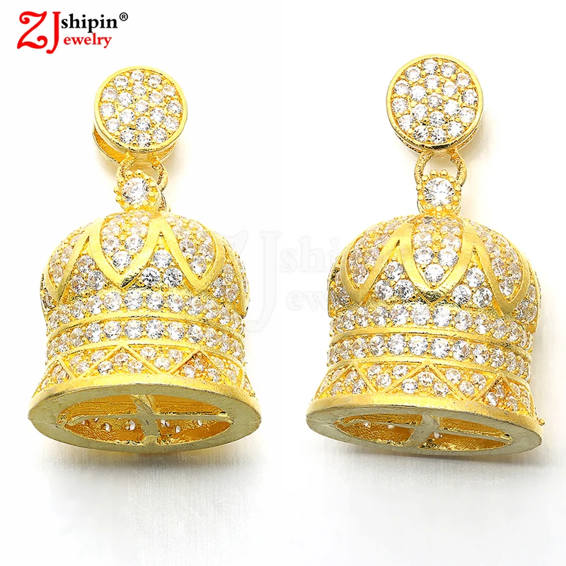 

2018 luxury micro-inlaid zircon CZ jewelry accessories for pearl natural stone DIY jewelry production