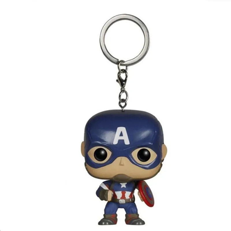 

Avenger League Heroes Captain America Spiderman Superman Iron Man Black Panther Naruto Sailor Moon Decoration Pendant Keychain