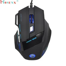 5500 dpi 7D светодиодный оптический USB Проводная игровая мышь для ПК ноутбука Nov2