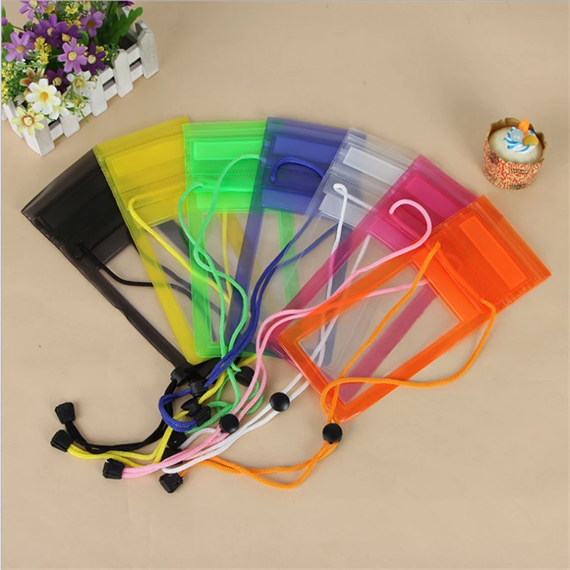

Universal Waterproof Phone case For iPhone X 8 7 6 5 Swimming s8 s9 pro phone case Bag Pouch For Phone 6 inch case bag colorful