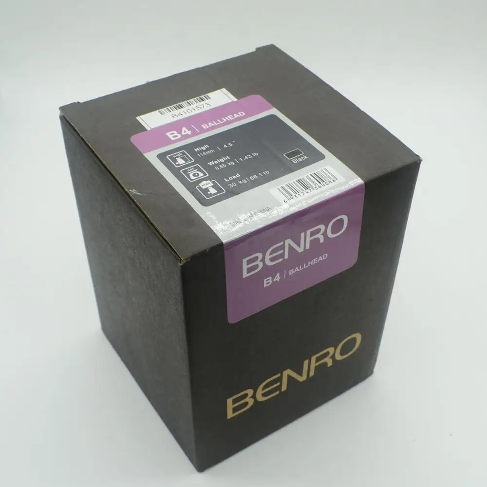 BENRO B4 профессиональный монопод Шаровые Головки для штатива Benro Алюминий двойного действия шаровые наконечники Максимальная нагрузка 30 кг DHL