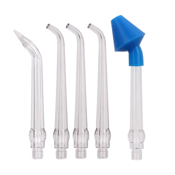 

5Pcs/Lot Nozzles Tips for AZDENT AZ-007 gen 1 Oral Dental Flosser Water Irrigator Nasal Wash Periodontal Bag Irrigation Floss