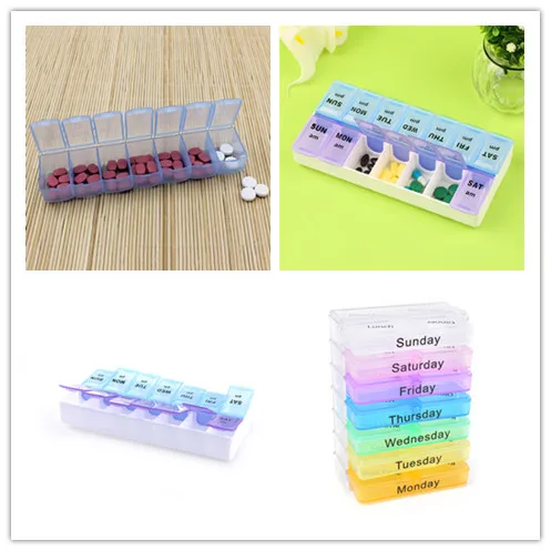 Прозрачные Пластиковые Коробочки для таблеток зажитный трубчатый Футляр емкость для лекарств таблетки для здоровья коробка для лекарств