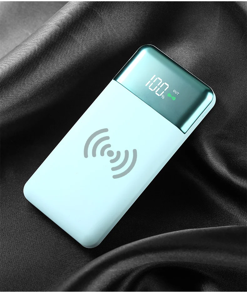 Hot Sale Charging 20000 MA Power Bank QI Standard Wireless