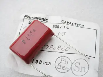 

100% New and original 105JK 1UF 630V CBB film capacitance foot27.5MM
