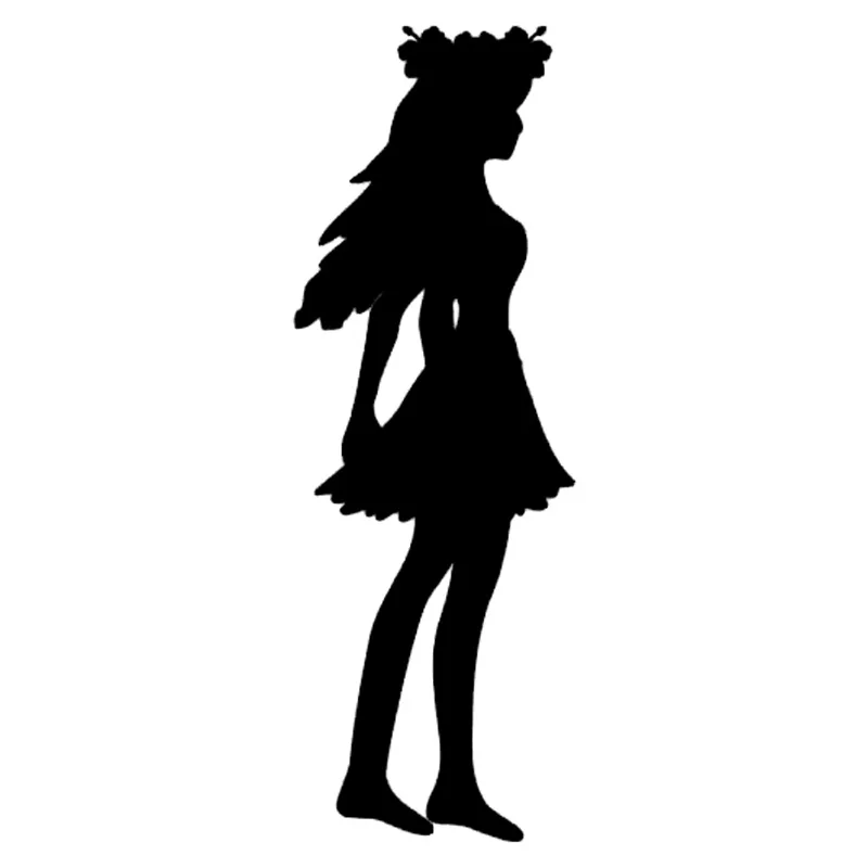 Наклейки Hula Girl Hawaii Cartoon 4 9 см * 14 2 виниловые наклейки для стайлинга автомобиля