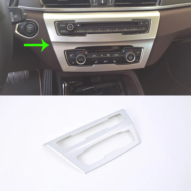 

Car Accessories Interior Decoration ABS Middle Console Air Condition Switch Vent Frame Cover Trim For BMW X2 2018 Car Styling