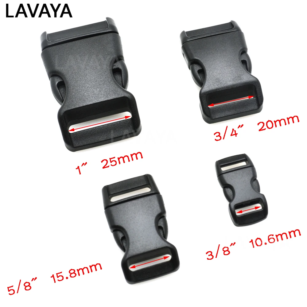 9mm Side Release Buckle Clip Fastener for 9mm Webbing pk of 5,10,15 or 20 J2A