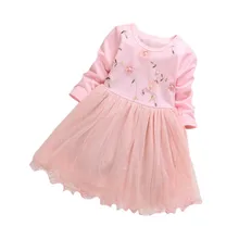 Kids Dress Baby Girls Dress Long Sleeve Princess Clothes Baby Floral Print Children Girls Dresses Cute Mesh Princess Dresses Kids Dress Baby Girls Dress Long Sleeve Princess Clothes Baby Floral Print Children Girls Dresses Cute Mesh Princess Dresses