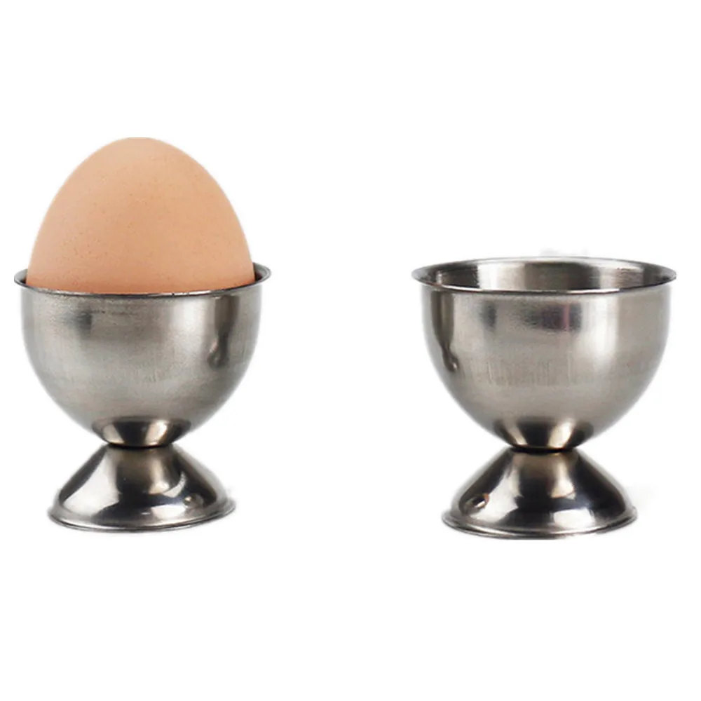 eggs Cups Handy Stainless Steel Soft Stand For Boiled Egg Holder