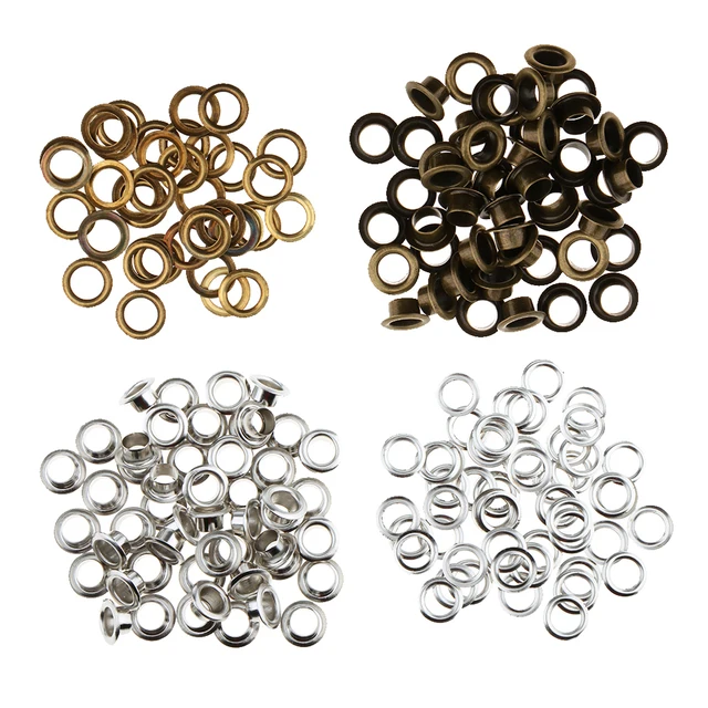 Ojales redondos para decoración de ropa, ojales de Metal, hebilla,  bricolaje, 11mm, 100 Uds. - AliExpress