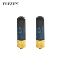 Antena curta 5cm srh805s 2 peças, sma-fêmea vhf uhf para baofeng UV-5R BF-888S para rádio de dois sentidos kenwood walkie talkie acessórios