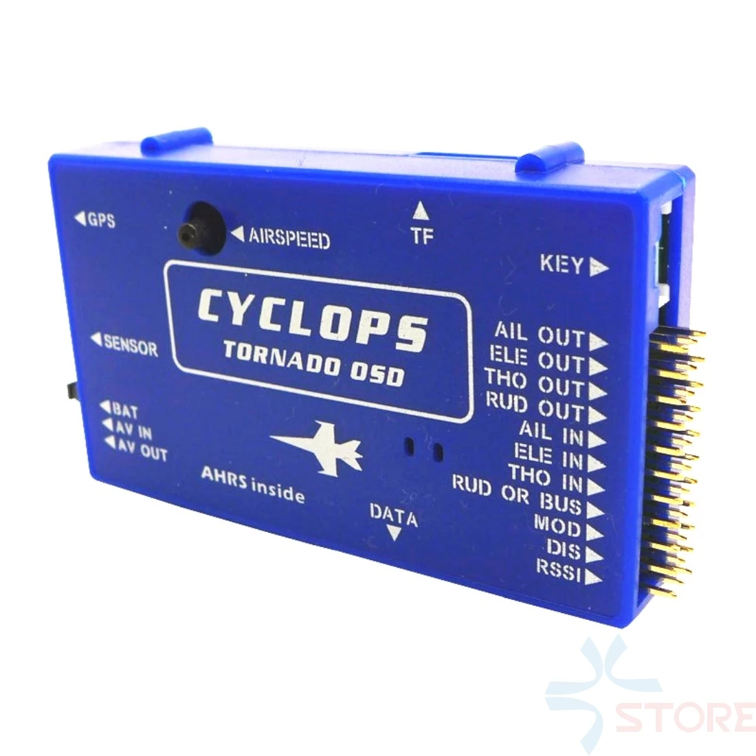 CYCLOPS TORNADO OSD System W/ GPS Latest Version V1.1 with 3D Flying / Airspeed Sensor for RC Airplane