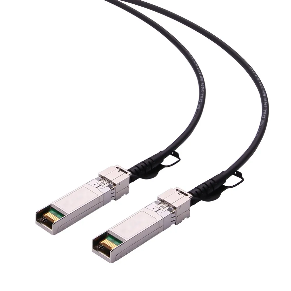 4 шт. SFP-H10GB-CU3M 10 г 3 м SFP + кабель DAC 10GBASE-CU пассивный прямой прикрепить медь Twinax SFP кабель также для Ubiquiti Mikrotik