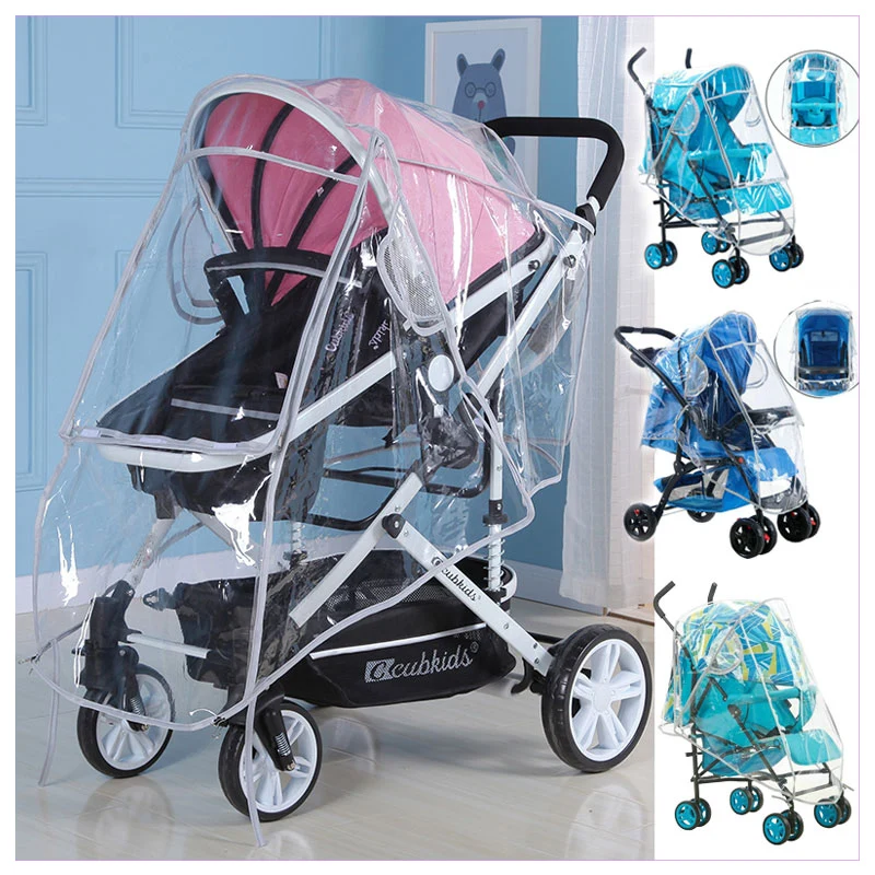 

Universal Baby Carriage Rain Cover for Baby Stroller Baby Umbrella Cart Rain Cover Child Buggy Pram Raincoat Stroller Accessory