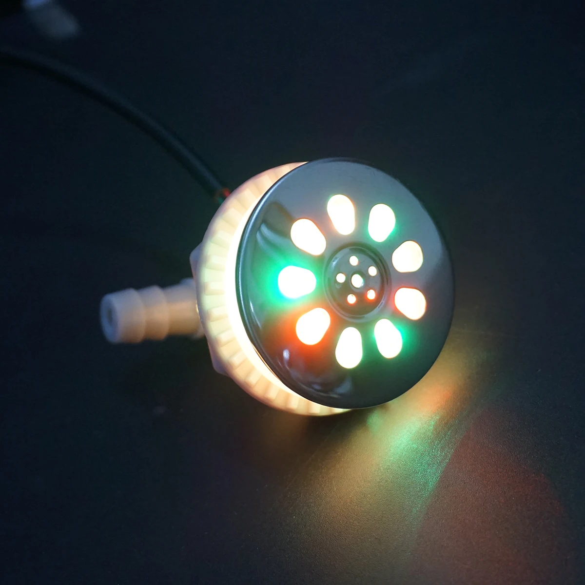 Светодиодный светильник для ванны, ванны, джакузи, спа, воздуха, реактивный свет, RGB, хроматерапия, пузырьковый светильник для джакузи, YZ-1331-04