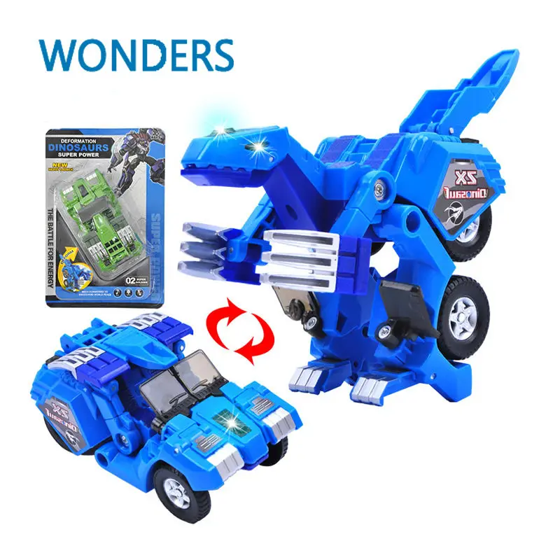 Buy Dinosaur Transformation Plastic Robot car Action