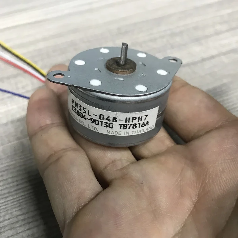 4 фазный шаговый двигатель Minebea Micro 35 мм с 5 проводами NMB 18 зубцами 7.5deg/шаг|Шаговый
