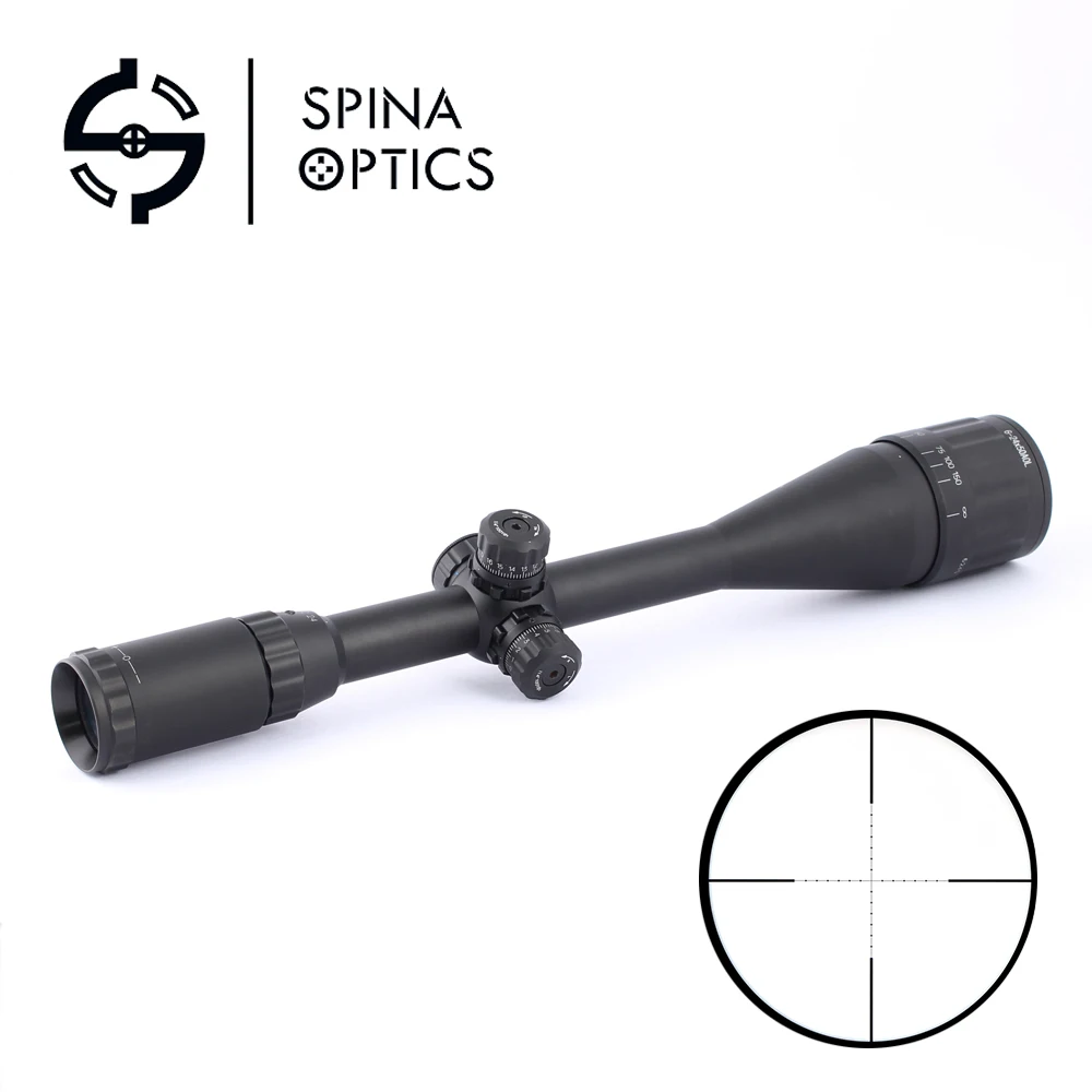 SPINA оптика 6-24X50 Регулируемая тактическая Riflescope красный и зеленый Оптическое волокно прицел винтовка охотничьи области