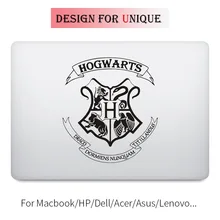 Harry Magic School Badge Laptop Decal for Apple Macbook Sticker Pro Air Retina 11 12 13 15 inch Mac Surface Book Notebook Skin