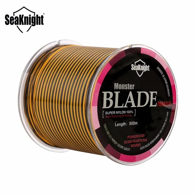 

SeaKnight Brand Blade Series 500M Nylon Fishing Line Multi Color Monofilament Mono Nylon Line Japan Material 8-25LB Fish line