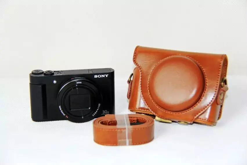 Кожаный чехол для цифровой камеры SONY Cyber shot DSC HX90V HX90 WX500|Аксессуары фотостудии| |