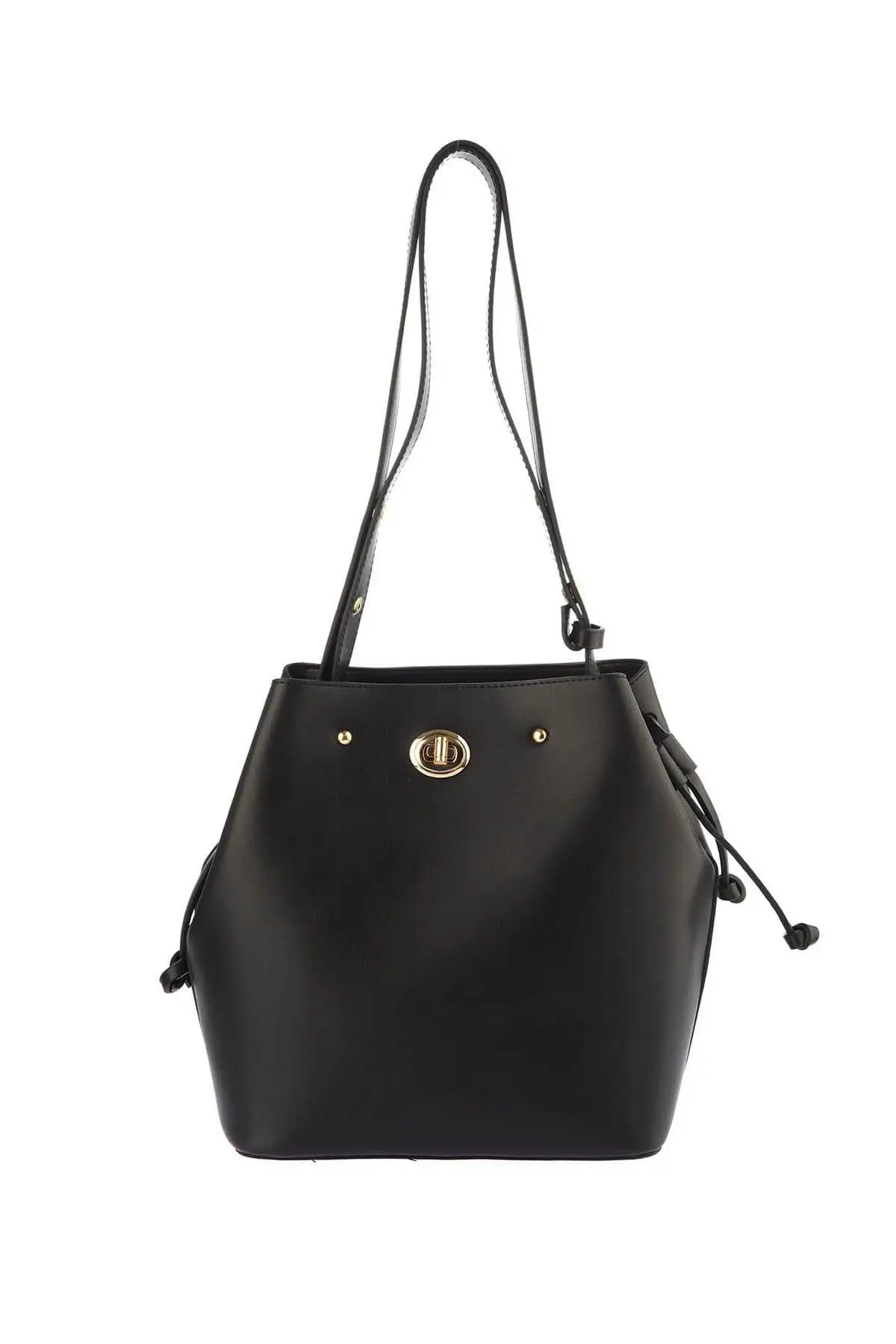 Trendyol Black Button Detail Shoulder Bag TWOSS19ED0021 |