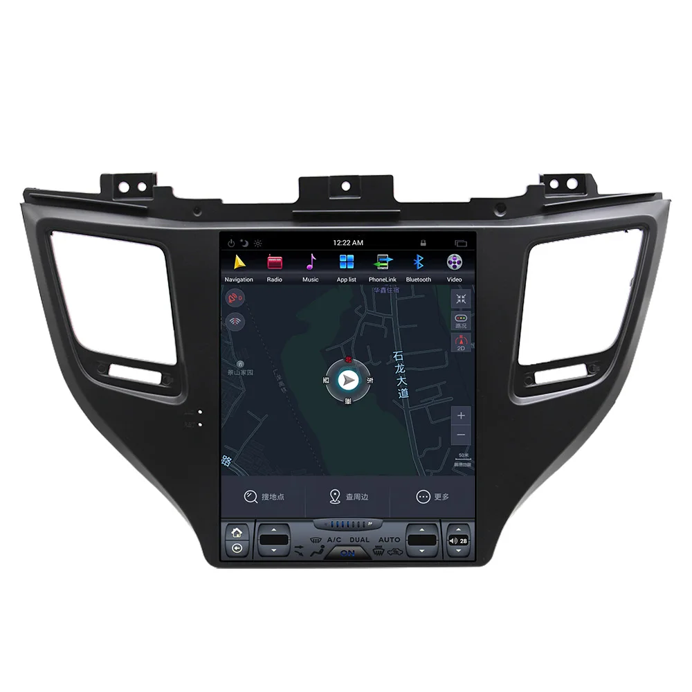 Excellent ZWNVA Tesla IPS Screen Android 7.1 Car No CD DVD Player Radio GPS Navigation For Hyundai Tucson 2015 2016 2017 2018 Headunit 4