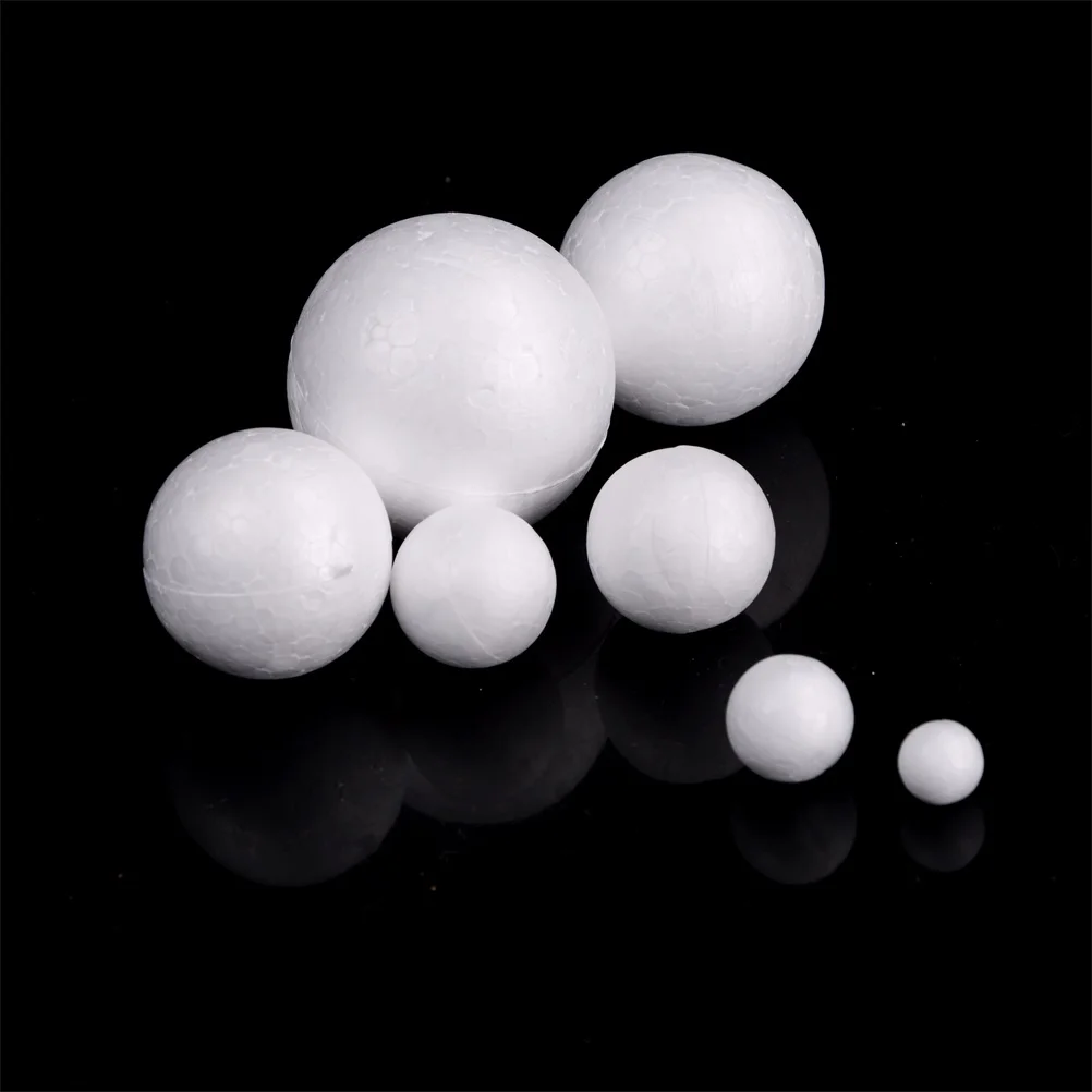 20 шт./пакет Dia1-4cm моделирование вспененный пенополистирол пены мяч белые шары для поделок для DIY для рождественской вечеринки Свадебные украшения Поставки