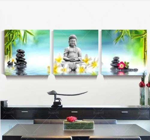 3-Panels-Unframed-Canvas-Photo-Prints-Buddha-Wall-Art-Picture-Canvas-Paintings-Wall-Decorations-Artwork-Giclee (1)