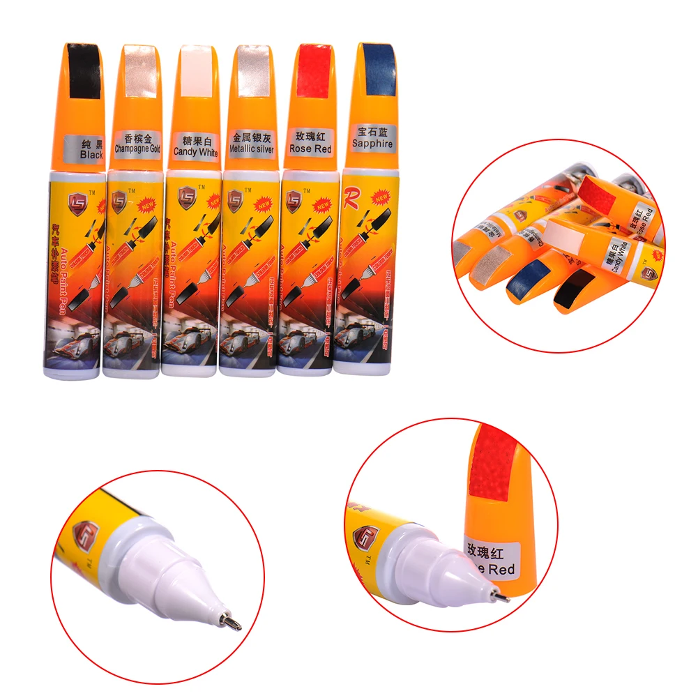 Us 105 20 Offwaterproof Car Care Paint Repair Pens Car Scratch Remover Painting Remover Pen 6 Colors Free Shipping In Painting Pens From