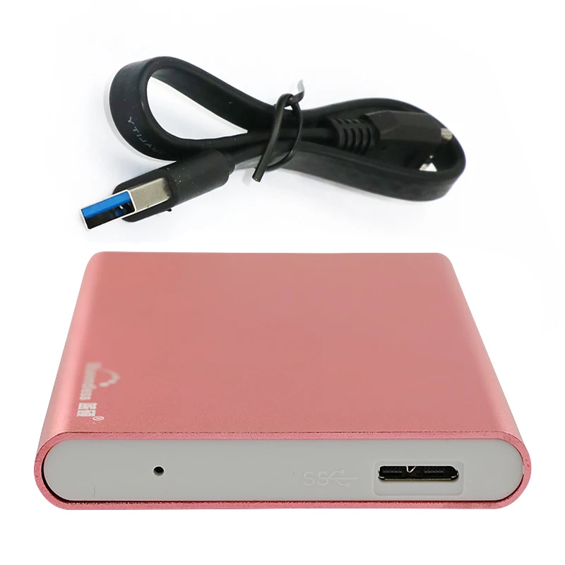 red 2.5'' sata external hdd enclosure case 2.5 inch hard disk box  (9)