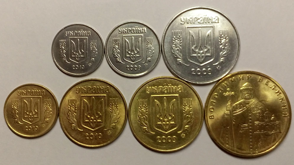 

7 PCS Set Coins Of Ukraine
