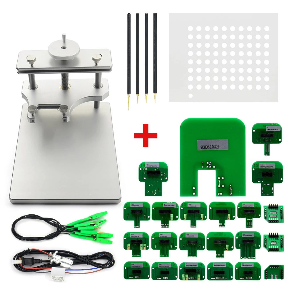 

22PCS AdapterLED BDM Frame Programmer Full Set For KESS / KTAG / Fgtech Galletto / BDM100 ECU Chip Tuning Tool with 4 Probe Pens