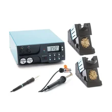 WR2002 многофункциональная паяльная наладочная станция ручка всасывающий пистолет два в одном сварочная станция